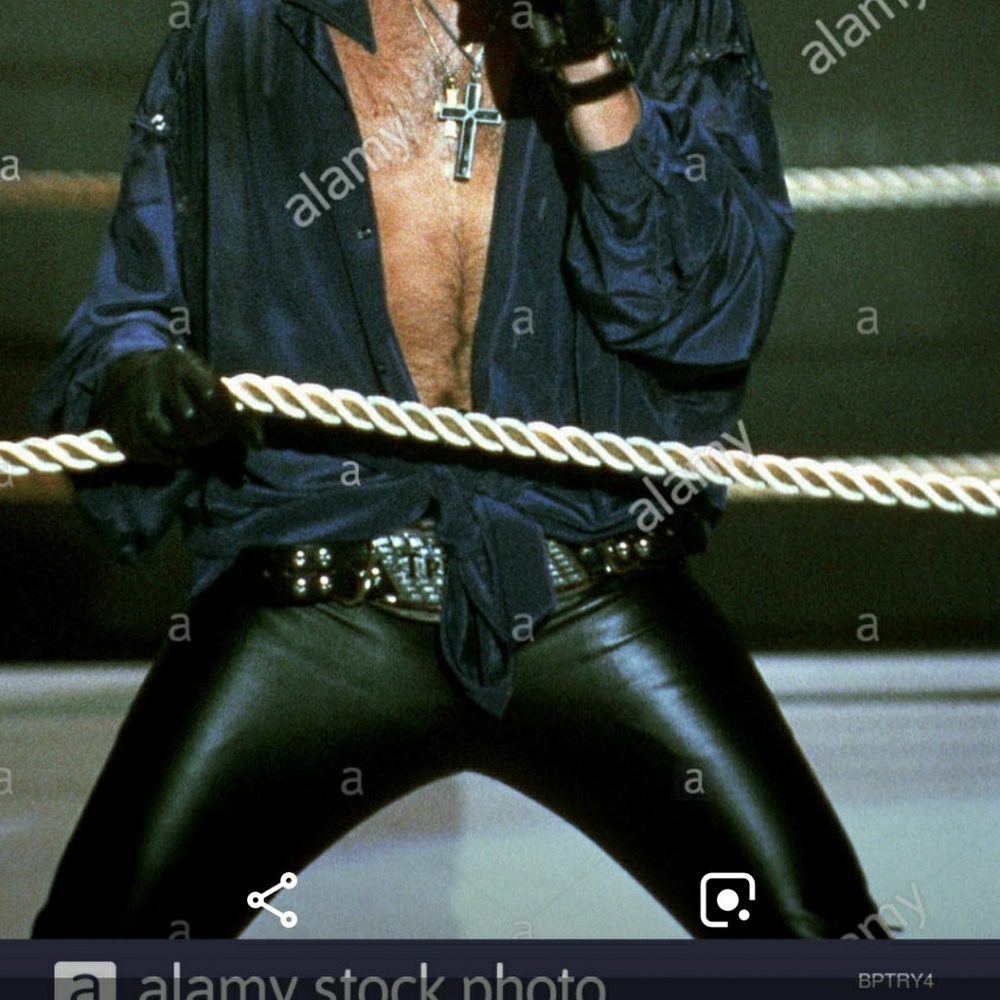 LOOKING for Billy Idol tight leather pants